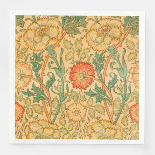 Serviette En Papier Rose et Rose par William Morris