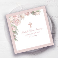 Rose Floral First Communion Cocktail