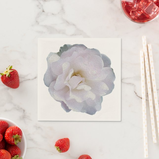 Serviette En Papier Rose gris rose (En situation)