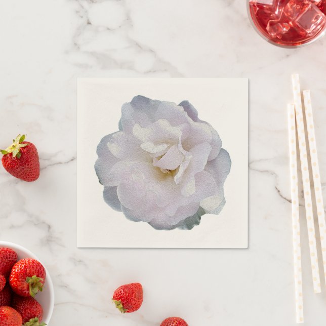 Serviette En Papier Rose gris rose (En situation)