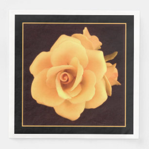 Serviette En Papier Rose jaune, photo de 2004.