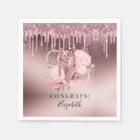 Rose Parties scintillant or retraite surprise