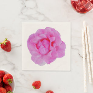 Serviette En Papier rose rose