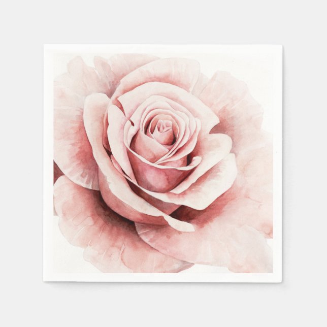 Serviette En Papier Rose rose rose (Devant)