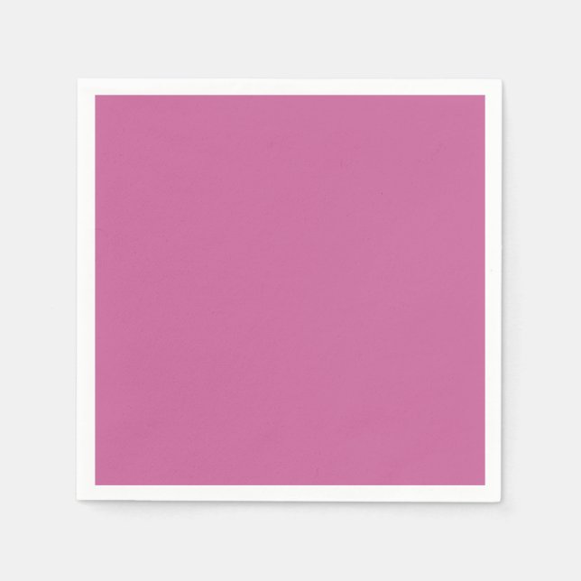 Serviette En Papier rose vif (Devant)