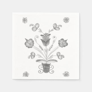 Serviette En Papier Rosemal Napkin
