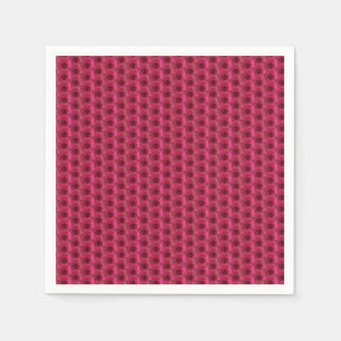 Serviette En Papier Roses magenta