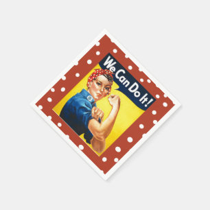 Serviette En Papier Rosie la riveteuse