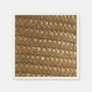 Serviette En Papier Rotin en osier de paille