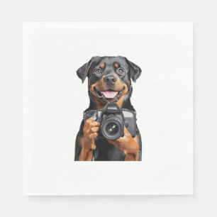 Serviette En Papier Rottweiler