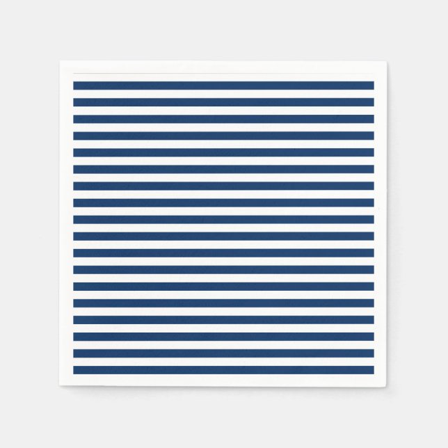 Serviette En Papier Rouge Blanc & Bleu Fun Patriotique Célébration (Devant)