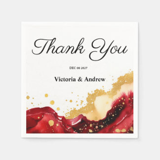 Serviette En Papier Rouge glam