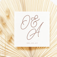 Rouille | Mariage de monogramme de filigrane de sc