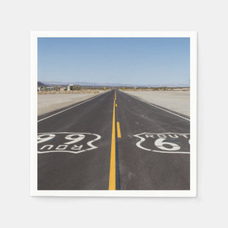 Serviette En Papier Route 66, Amboy (Californie, USA)