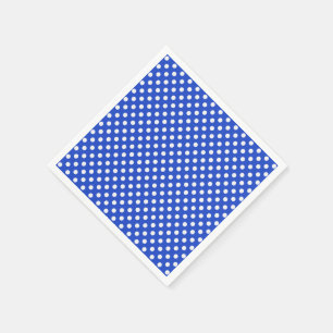 Serviette En Papier Royal Blue Combination Pois par STaylor
