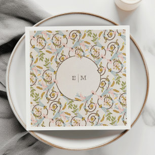 Serviette En Papier Royal Victorian Élégant Mariage Floral