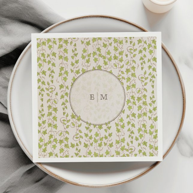 Serviette En Papier Royal Victorian Élégant Mariage Floral (Créateur téléchargé)