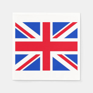 Serviette En Papier Royaume-Uni Union Jack Paper Party Napkins