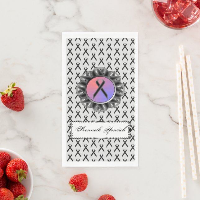 Serviette En Papier Ruban de la Black Standard par Kenneth Yoncich (En situation)
