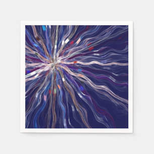 Serviette En Papier Ruban fractionné coloré Abstrait