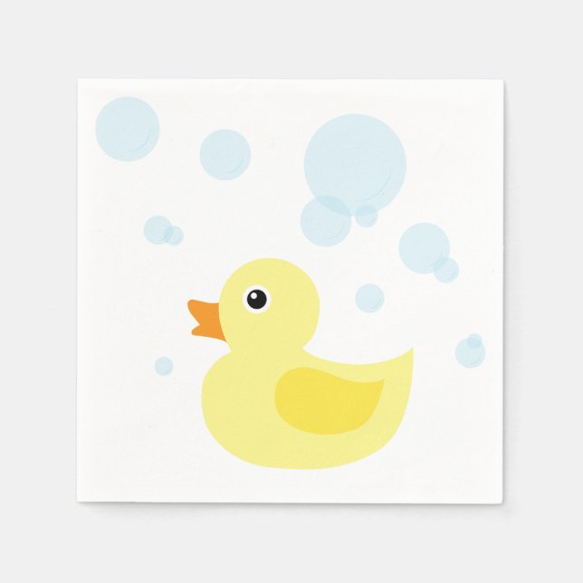 Serviette En Papier Rubber Ducky (Devant)