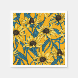 Serviette En Papier Rudbekia jaune