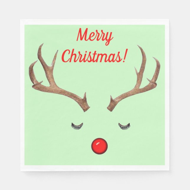 Serviette En Papier Rudolph Napkins (Devant)
