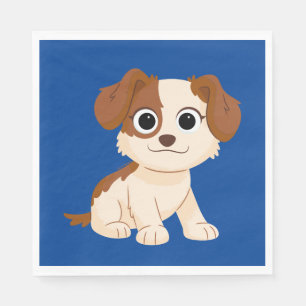 Serviette En Papier Rue Sésame   Elmo's Puppy Tango