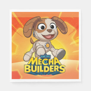 Serviette En Papier Rue Sésame   Méca Builders Tango En Action