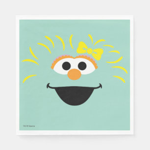 Serviette En Papier Rue Sésame Rosita Face Art