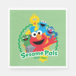 Serviette En Papier Rue Sésame Sesame Pals depuis 1969