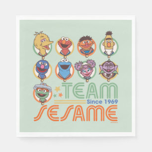 Serviette En Papier Rue Sésame Team Sesame depuis 1969