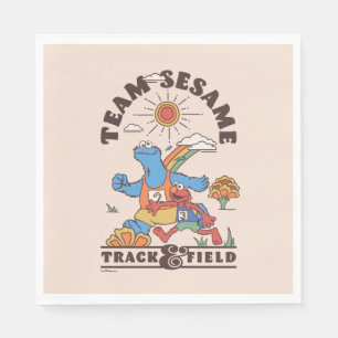 Serviette En Papier Rue Sésame Team Sesame Track & Field
