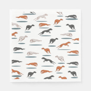 SERVIETTE EN PAPIER RUNNY GRAY HOUND 12000 TRANS