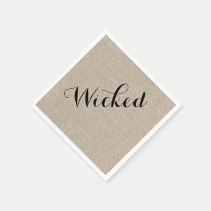 Serviette En Papier Russe Wicked Halloween Napkin