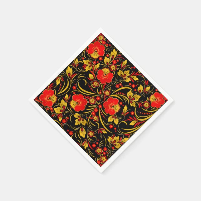 Serviette En Papier Russian khokhloma (Coin)