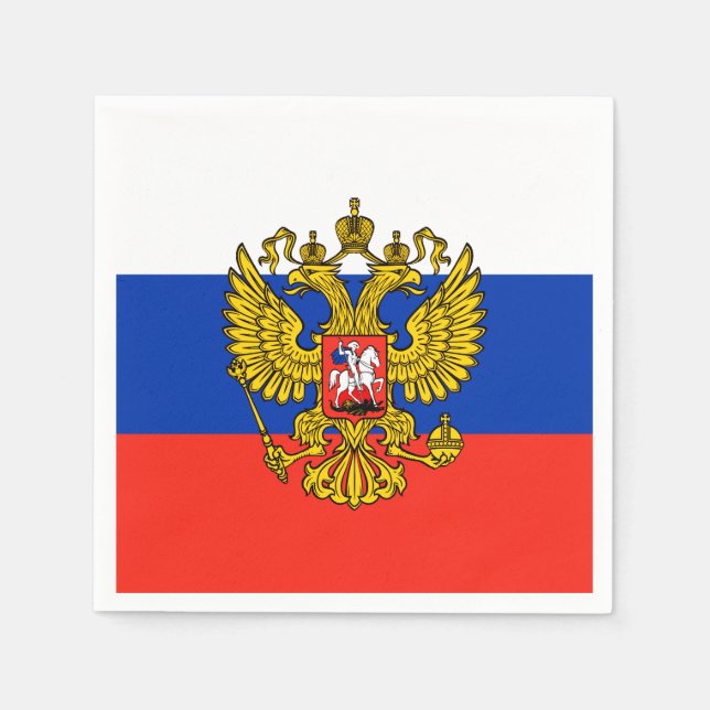 Serviette En Papier Russie (Devant)