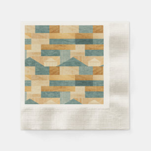 Serviette En Papier Rustique/Cabine/Lodge/Montagne