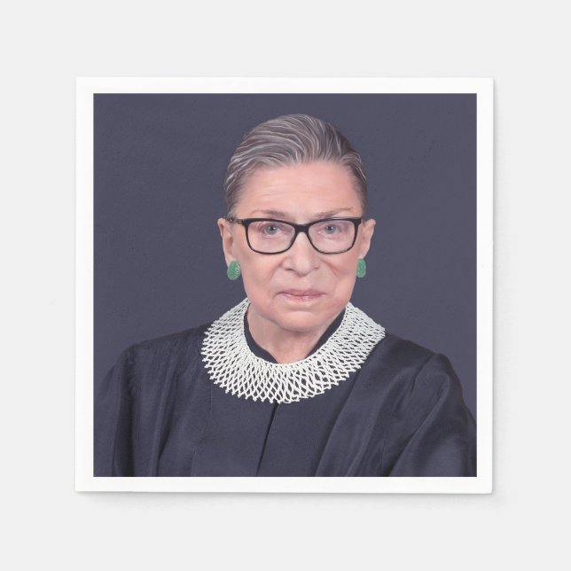 Serviette En Papier Ruth Bader Ginsburg (Devant)