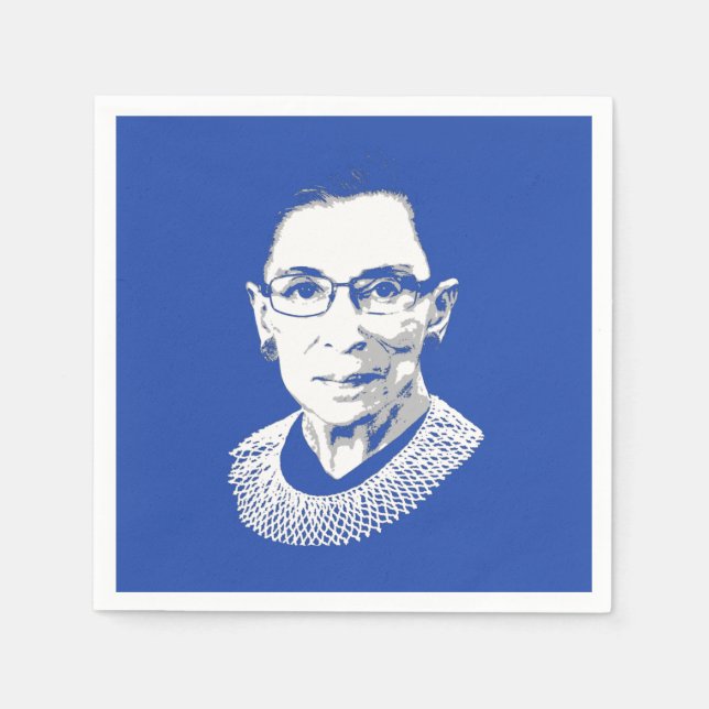 SERVIETTE EN PAPIER RUTH BADER GINSBURG (Devant)
