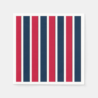 Serviette En Papier RWB Bande de cordon de baseball 1 PAPIER NAPKINS