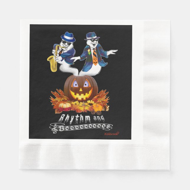 SERVIETTE EN PAPIER RYTHME ET BOOOS (Devant)