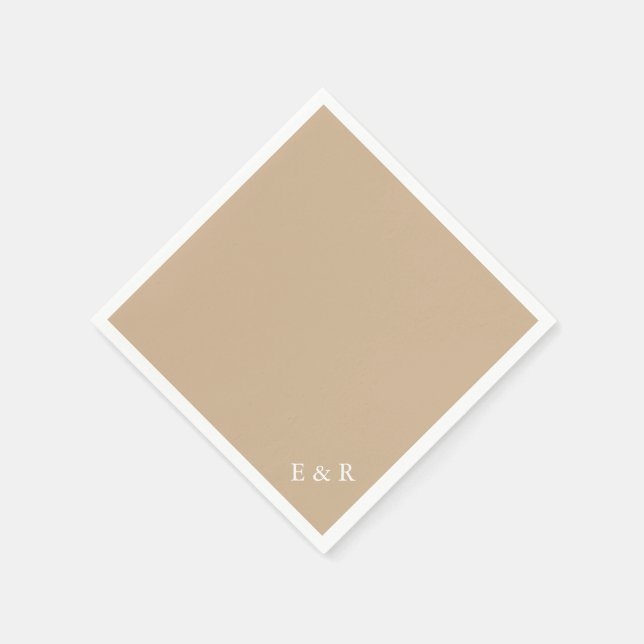 Serviette En Papier Sable Brown chaud - Printemps 2018 London Fashion  (Coin)