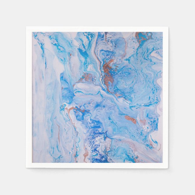 Serviette En Papier Sable et mer (Devant)