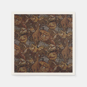 SERVIETTE EN PAPIER SAFARI JUNGLE