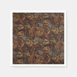 SERVIETTE EN PAPIER SAFARI JUNGLE