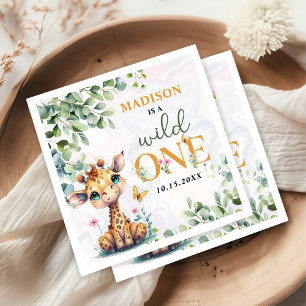 Serviette En Papier Safari Jungle Animaux Anniversaire