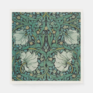Serviette En Papier Sage Floral William Morris