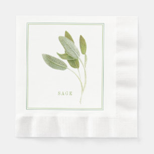 Serviette En Papier SAGE FRAIS Repas en papier de déjeuner serviettes