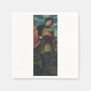 Serviette En Papier Saint Alexandre de Rome Martyr Héroïque Art